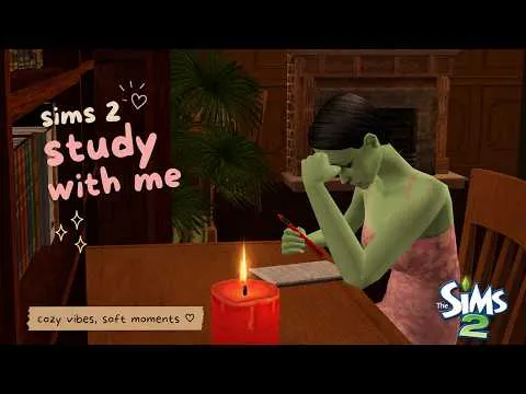 Thumbnail for 📖 Study With My Sim | Cozy Sims 2 Library Ambience for Studying & Sleep (No Midroll Ads)