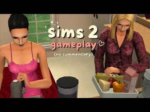 Thumbnail for the sims 2 longplay asmr for sleep 🍕 pizza night & quiet evenings with the sisters (no mid-roll ads)