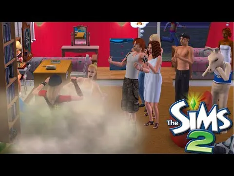 Thumbnail for 🎓 4K Sims 2 No Commentary Longplay | 6 Teenagers 1 Dad : Chaotic University Gameplay | No Commentary