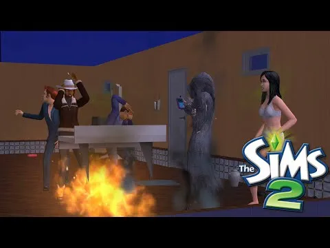 Thumbnail for 🏡  I Tried The Asylum Challenge (My Way) Pt.2  | Sims 2 No Commentary Gameplay