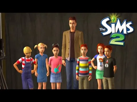 Thumbnail for 😅 Single Dad Raising 6 Kids! | Sims 2 Big Family Chaos | Family Play (No Commentary)