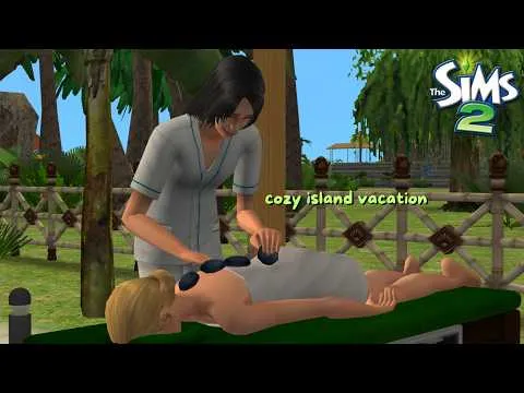 Thumbnail for the sims 2 longplay asmr for sleep! 🌴 final day of our tropical vacation (no commentary)