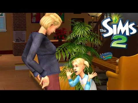 Thumbnail for 🌻 4K Cozy Family Days Pt. 3 | The Sims 2 No Commentary Gameplay | Family Growing Up Together