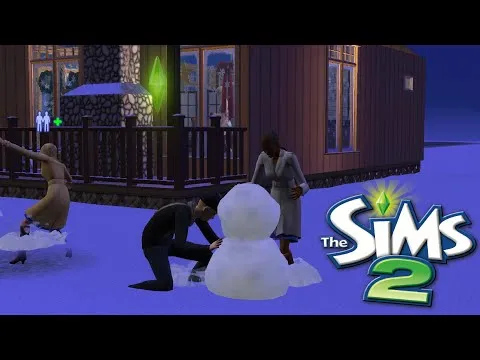 Thumbnail for ❄️⛄Sims 2 Cozy Winter Longplay | Cozy Winter Cabin Speedbuild & Gameplay | Sims 2 Holiday Vibes 🎄