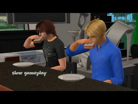 Thumbnail for the sims 2 longplay asmr for sleep ☕ brothers settling into adult life (no commentary)
