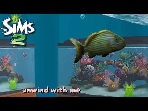 Thumbnail for 🐠 Sims 2 Aquarium ASMR | Alone in the Aquarium Room  | 5 Hours of Underwater Bubbling & Soft Sounds