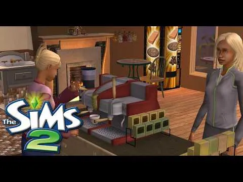 Thumbnail for 🌻🍰 Sims 2 Cozy Café Vibes |☕Coffee Machine ASMR |✨Café Sounds, Chit-Chat & A Warm Atmosphere ☕