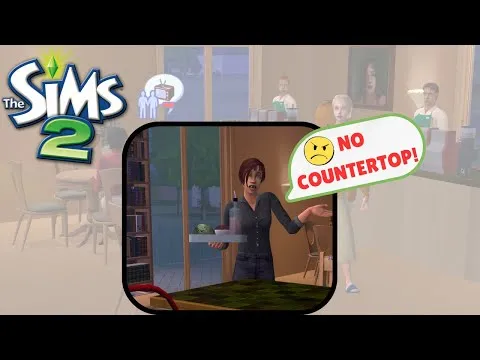 Thumbnail for ... Some Days Are Just Like This | The Sims 2 No Commentary Small Café Speed Build