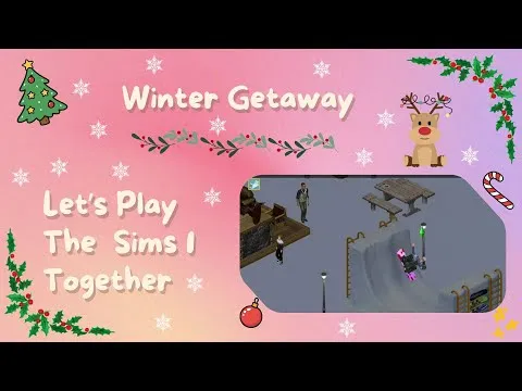 Thumbnail for 🏂🏻The Sims 1 Winter Getaway! | Peaceful Snowy Mountain Vacation | No Commentary Cozy Longplay