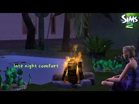 Thumbnail for 🌙 a sleepless summer night outdoors | cozy sims 2 ambience