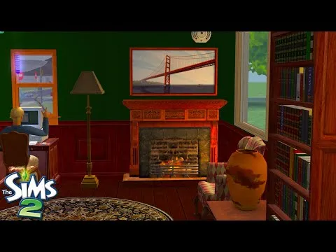 Thumbnail for 📚A Writer's Rainy Day Routine | Fireplace & Rain ASMR | Sims 2 Peaceful Gameplay (No Commentary)