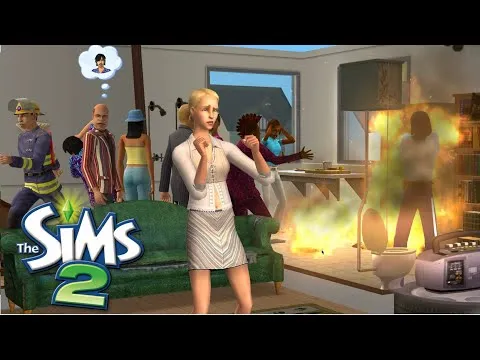 Thumbnail for The Asylum Challenge Is Cursed 😿 | Sims 2 No Commentary Gameplay | Volume Down 😹