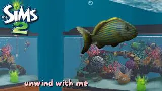 🐠 Sims 2 Aquarium ASMR | Alone in the Aquarium Room  | 5 Hours of Underwater Bubbling & Soft Sounds