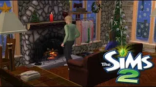 ❄️⛄Sims 2 Cozy Winter Longplay | Cozy Winter Cabin Gameplay Pt. 2 | Sims 2 Holiday Vibes 🎄