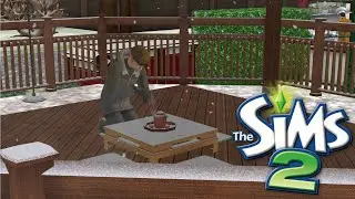 ❄️ 🎅🏻 Sims 2 Peaceful Snowy Mountain Retreat | Far East Getaway! | Holiday Gameplay Part 3