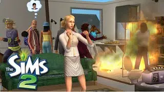 The Asylum Challenge Is Cursed 😿 | Sims 2 No Commentary Gameplay | Volume Down 😹