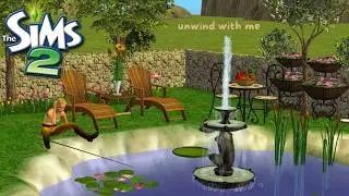 🌸Fall Asleep to Spring Gardening & Fishing | 4K Sims 2 Gameplay | Sleep Aid ASMR (No Commentary)