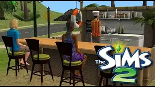 🌊Sims 2 Cozy Beachside Getaway | ASMR Ocean Waves & Sounds | No Commentary Gameplay