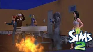 🏡  I Tried The Asylum Challenge (My Way) Pt.2  | Sims 2 No Commentary Gameplay