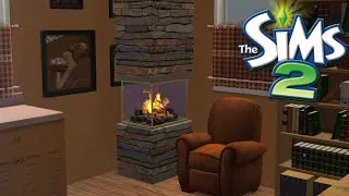 ⛈️ Sims 2 Silent Speedbuild | Creating the Perfect Cozy Cabin | Relaxing Rain Sounds
