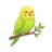 Sunny the budgie mascot